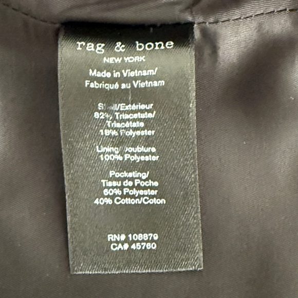 Rag & Bone Black Buttoned Vest - Picture 5 of 9